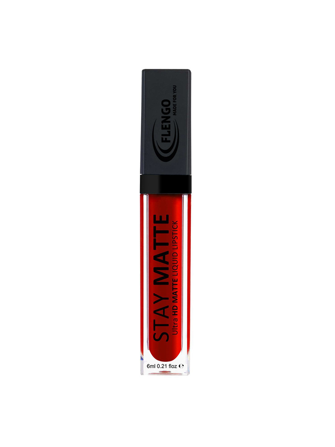 FLENGO Stay Matte Long Lasting Matte Liquid Lipstick - 6 ml - Red - 01