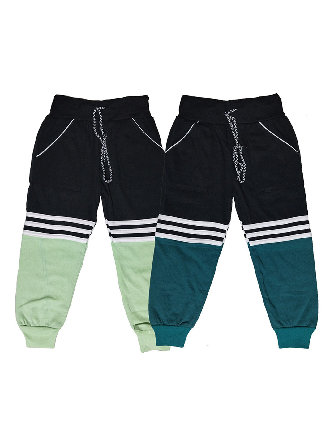 AMNOUR Infants Pack Of 2 Cotton Joggers
