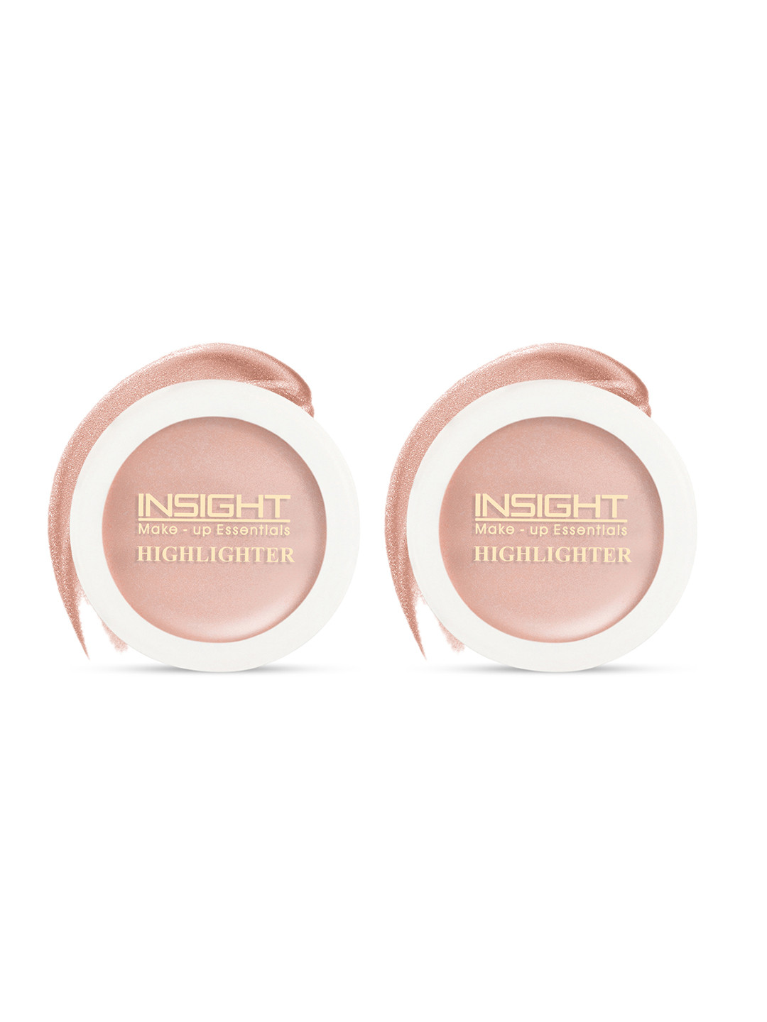 Insight Cosmetics Set of 2 Vegan Highlighter for Luminous Glow 3.5 g each - Cosmic Power