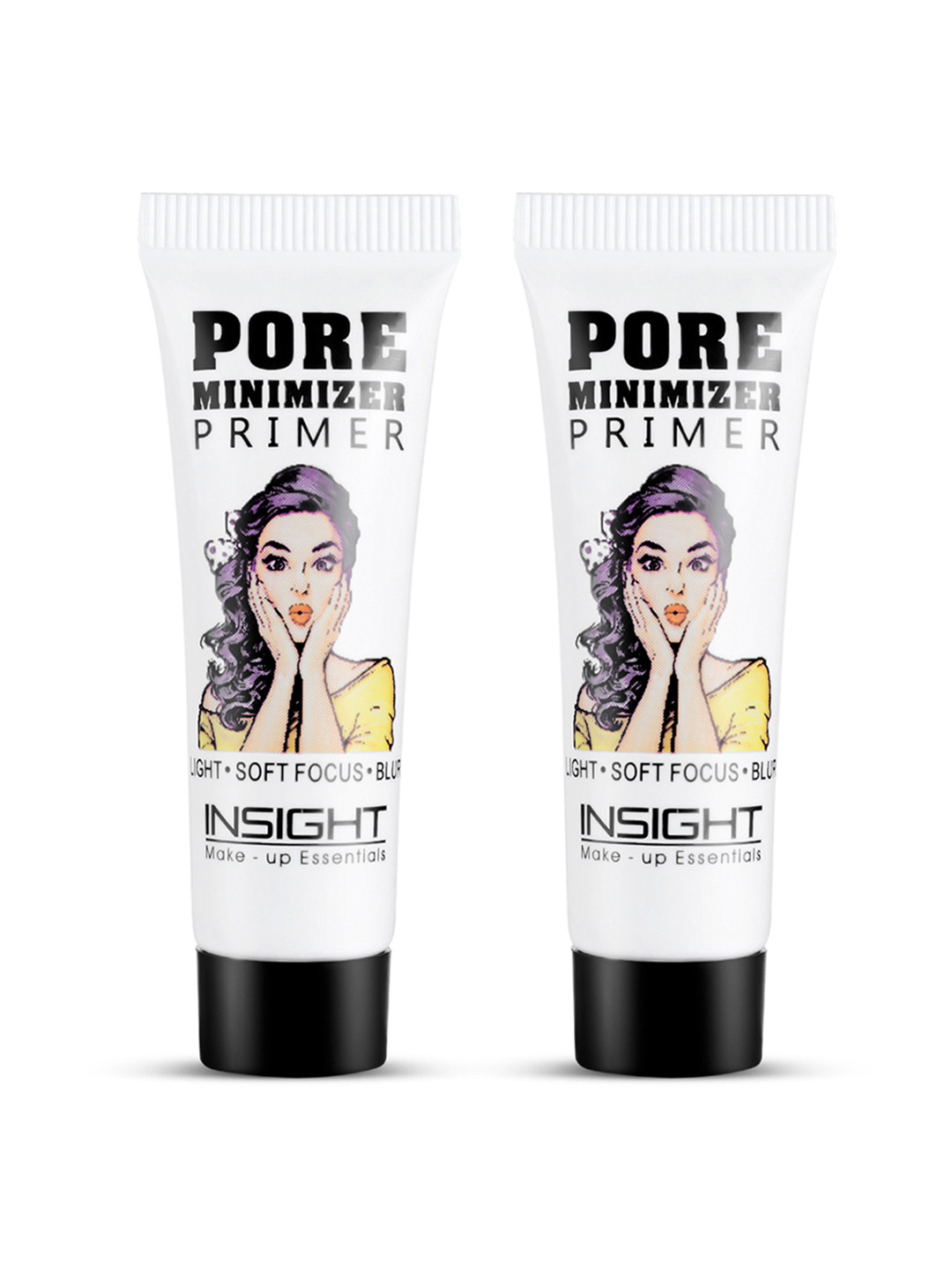 Insight Cosmetics Set Of 2 Pore Minimizer Lightweight Matte Finish Face Primer - 10ml Each
