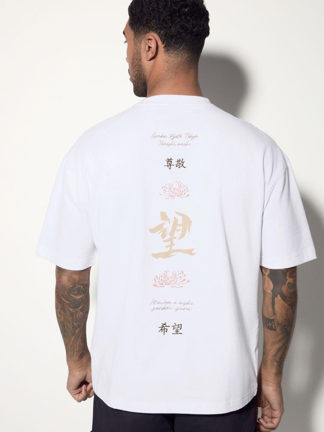 NEXT Typography Printed Drop-Shoulder Sleeves Pure Cotton Relaxed Fit T-shirt