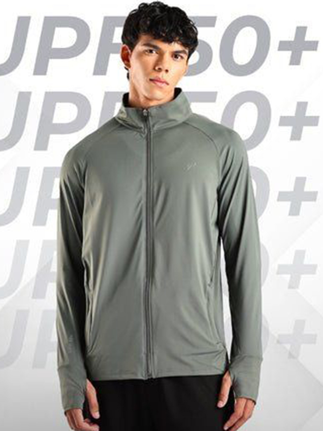 BLUE TYGA Men Lightweight Outdoor Sporty SunscreenJacket Ice Pro