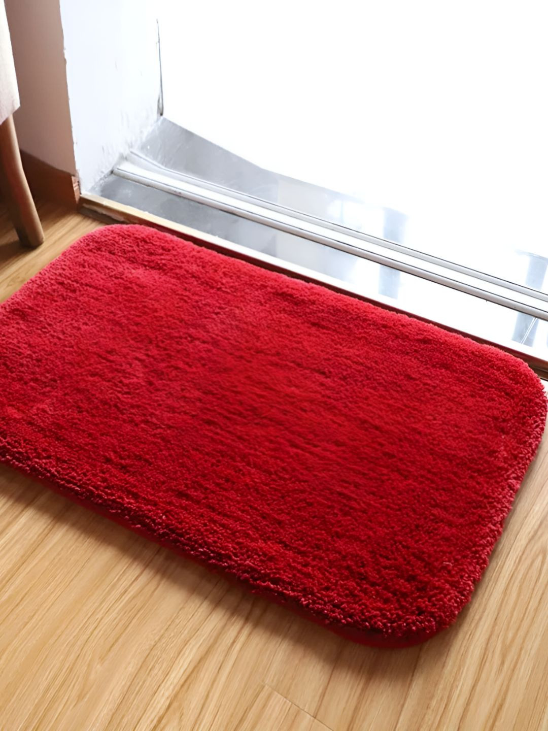 GBL COLLECTION Red Polypropylene Water Resistant Floor Mat