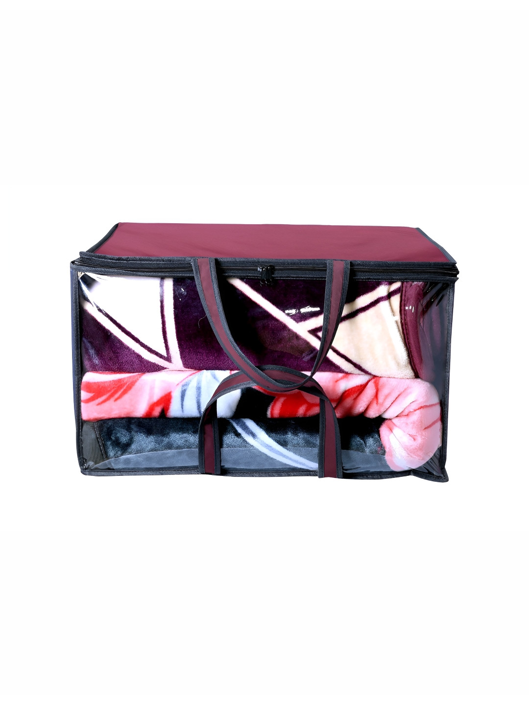 The Furnishing Tree Maroon Multi-Utility Organisers