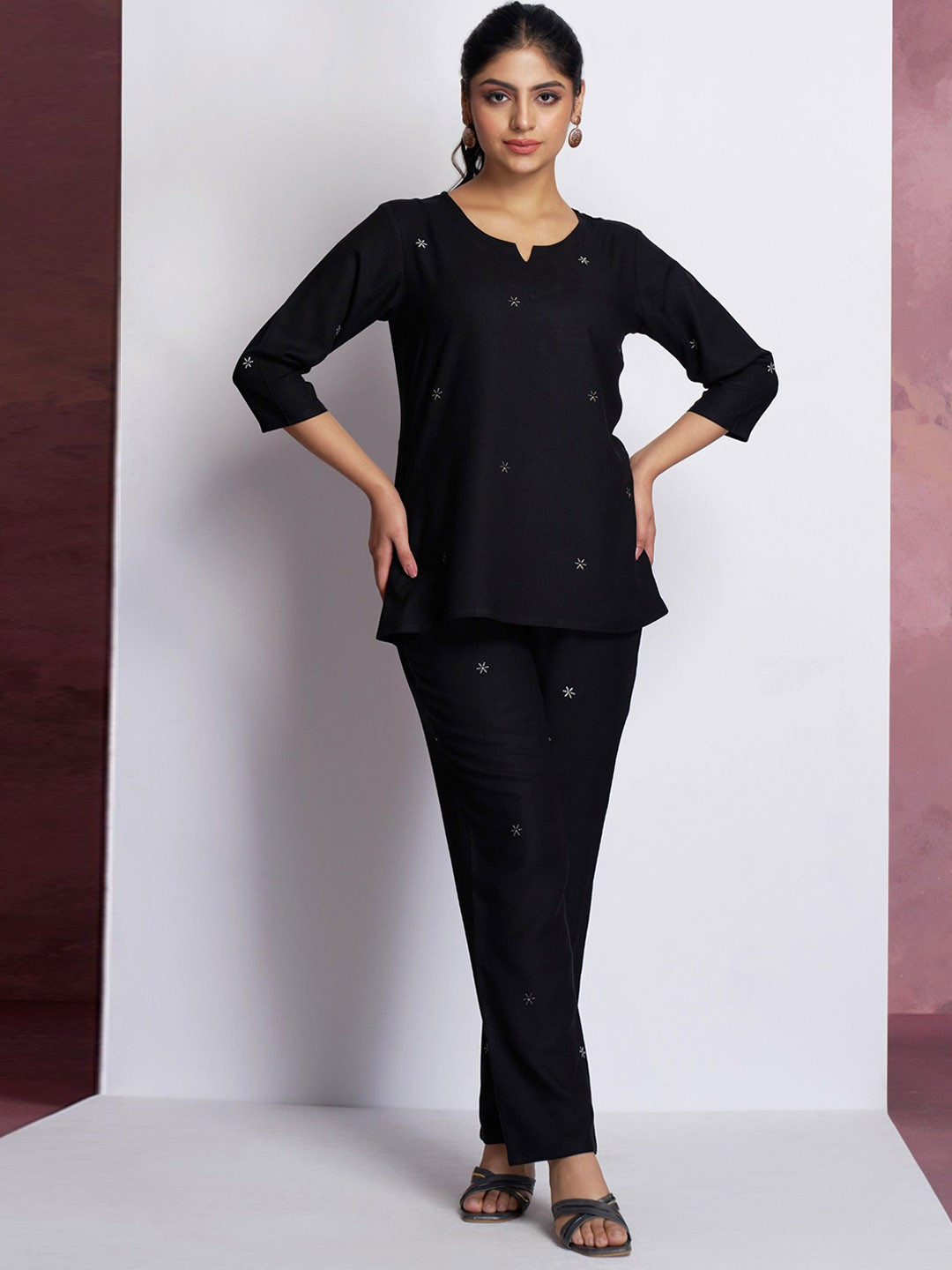 The Cloth Crow Women Printed Night suit