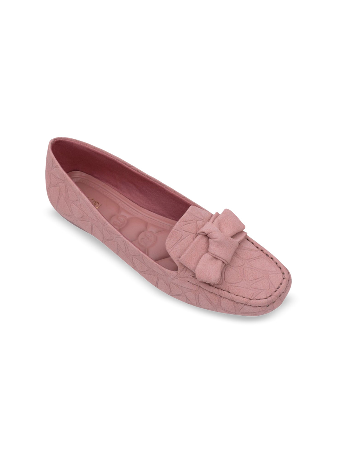 Anngiri Women Printed Square Toe Padded Loafers