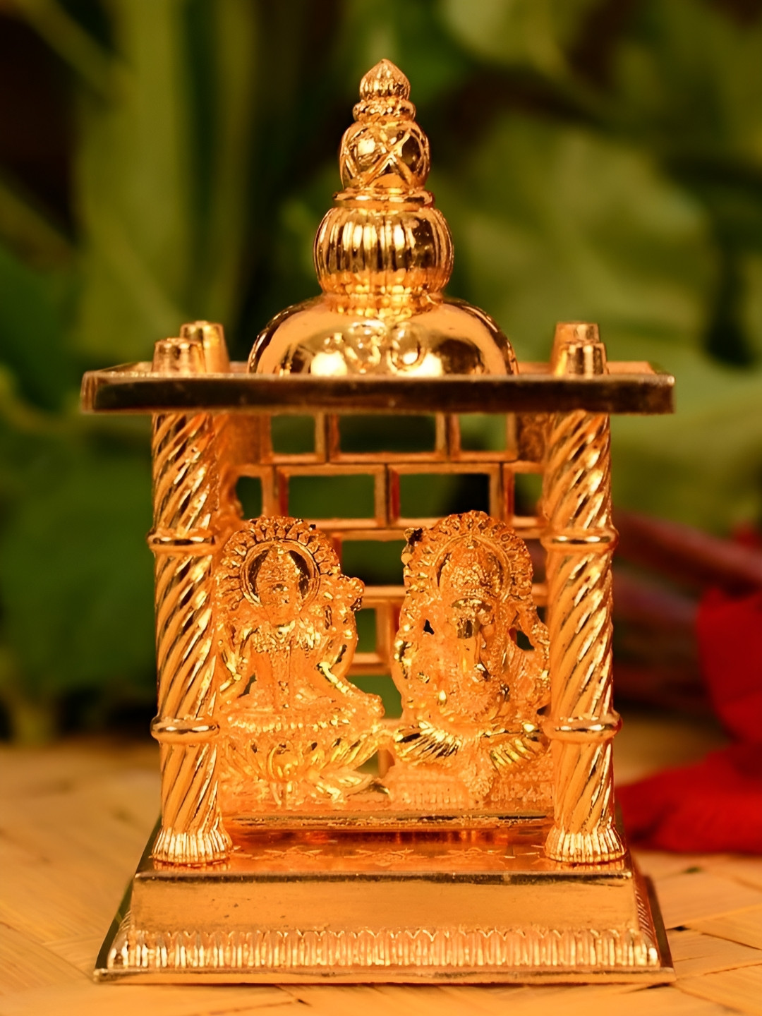 Aura Gold Toned Religious Showpiece