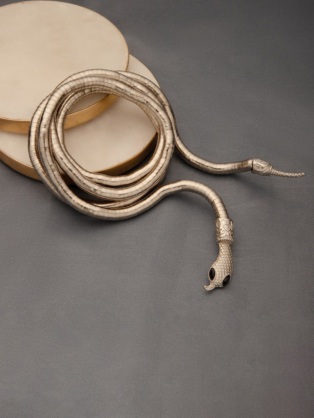 Maasha Adjustable Snake Wrap Bracelet & Necklace