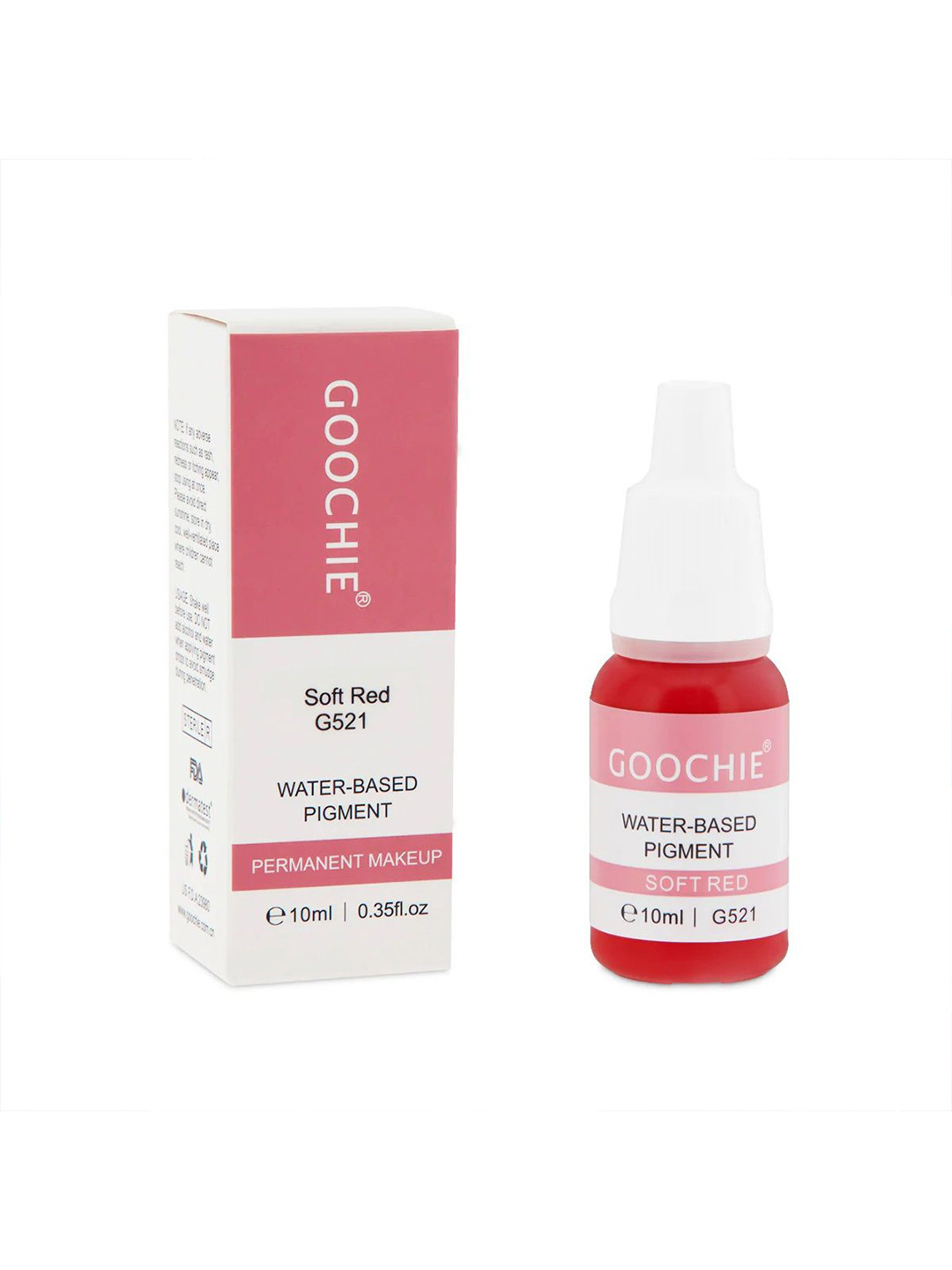 GOOCHIE Permanent Makeup Water-Based Lip Pigment - 10 ml - Soft Red G521