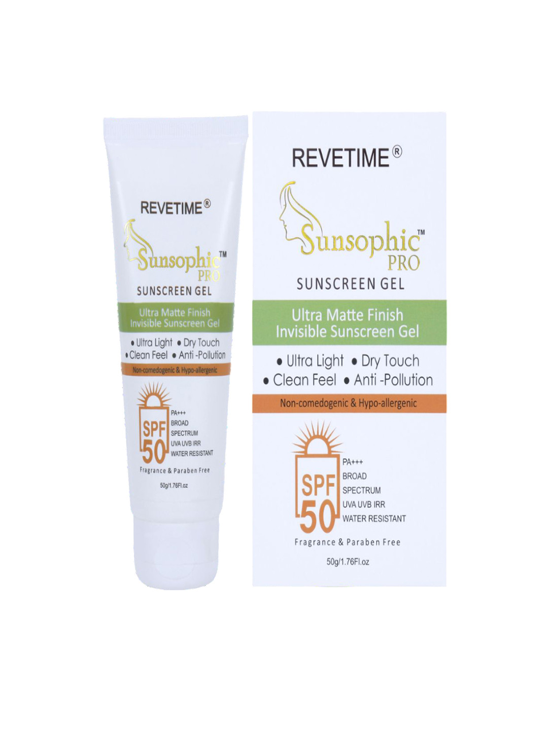 Revetime Sunsophic Sunscreen Pro Gel SPF 50 - 50 g