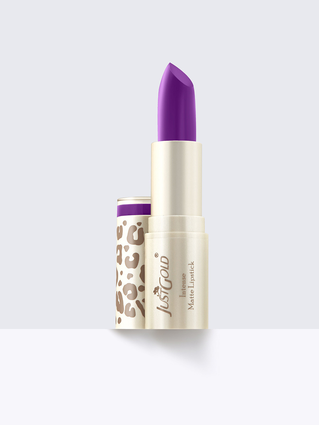 JUSTGOLD Intense Matte Long Lasting & Weightless Formula Lipstick - 4 g - Shade 218-Purple