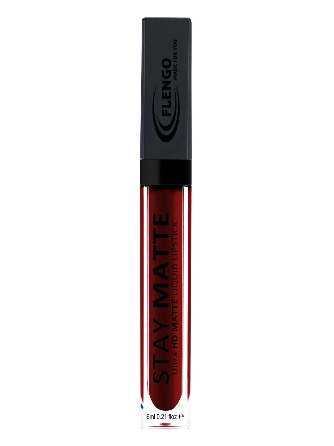FLENGO Stay Matte Long Lasting Matte Liquid Lipstick - 6 ml - Maroon Mature - 05