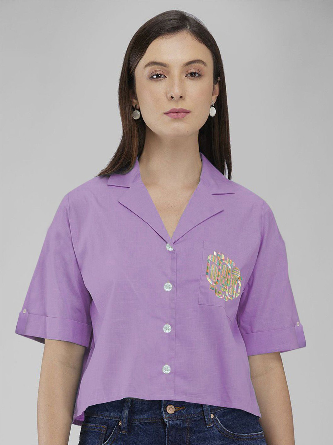 BAESD Button-Down Collar Casual Shirt