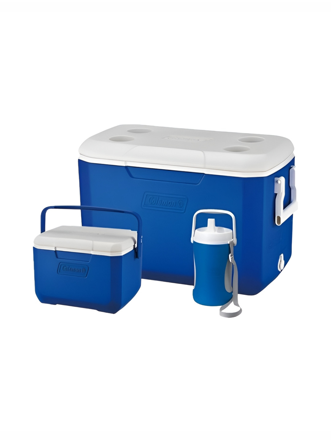 Coleman Chiller 3 Pieces Combo Holds Performance Ice Cooler Buckets - 48QT -45.4 Ltr