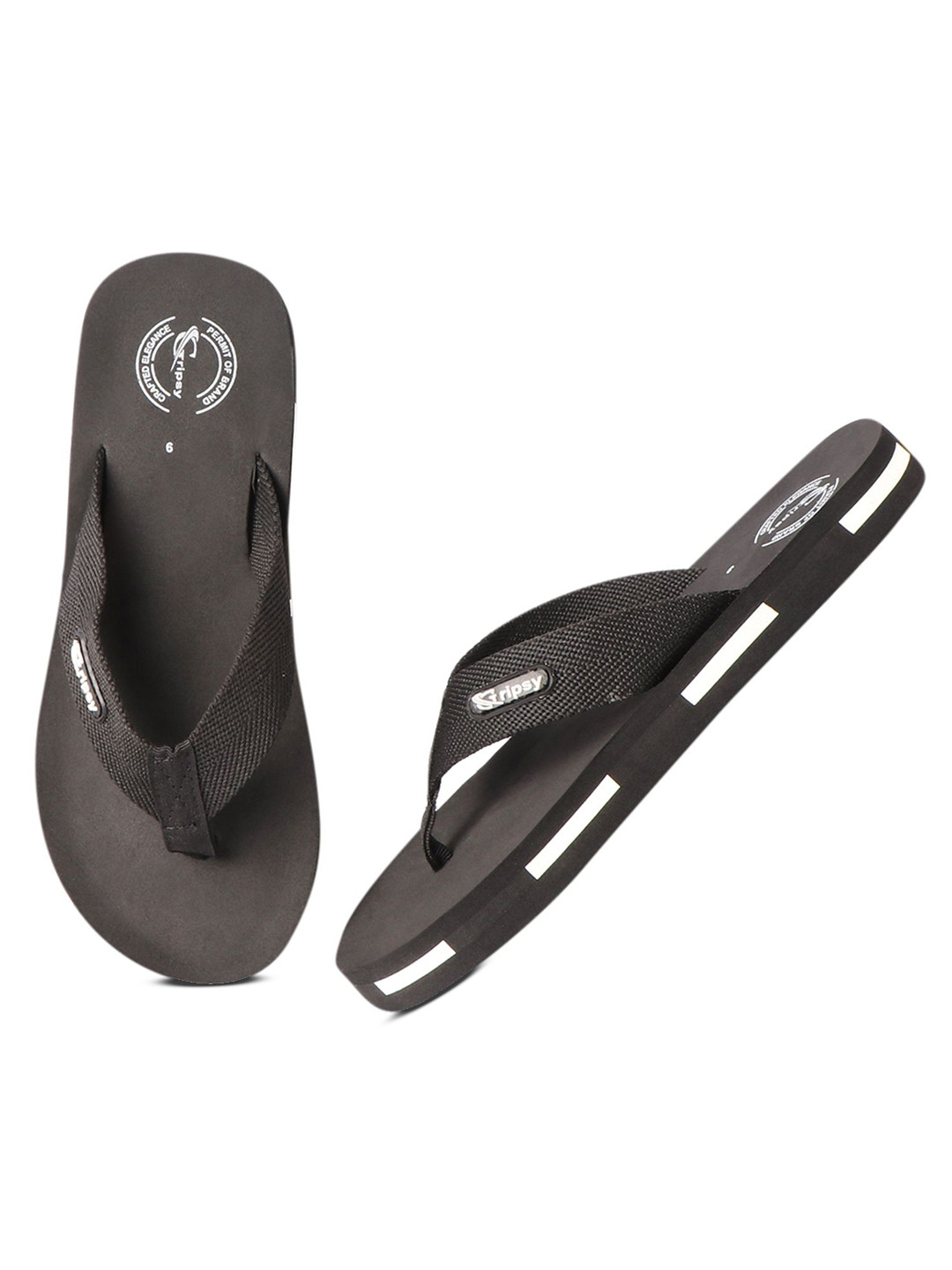 Gripsy Men Solid Thong Flip-Flops