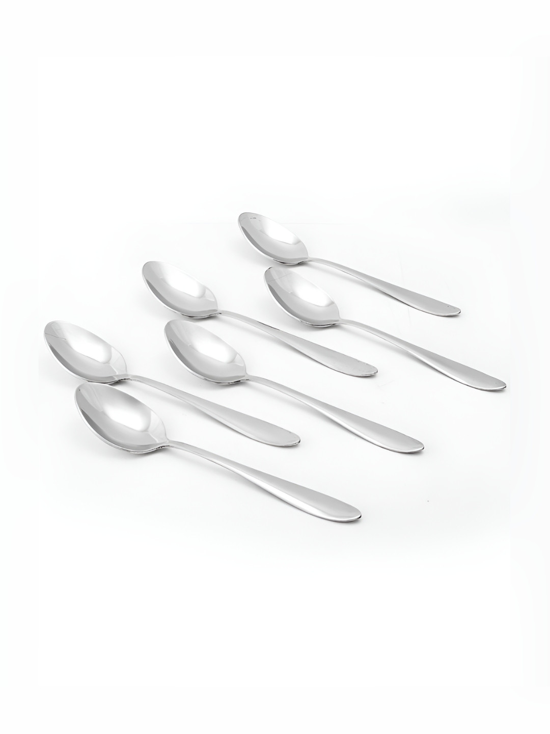Wonderchef Venice Silver-Toned 6 Pieces Stainless Steel Table Spoons