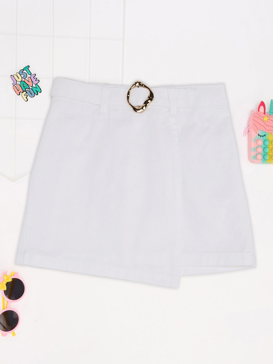 Pantaloons Junior Girls Mini Skorts