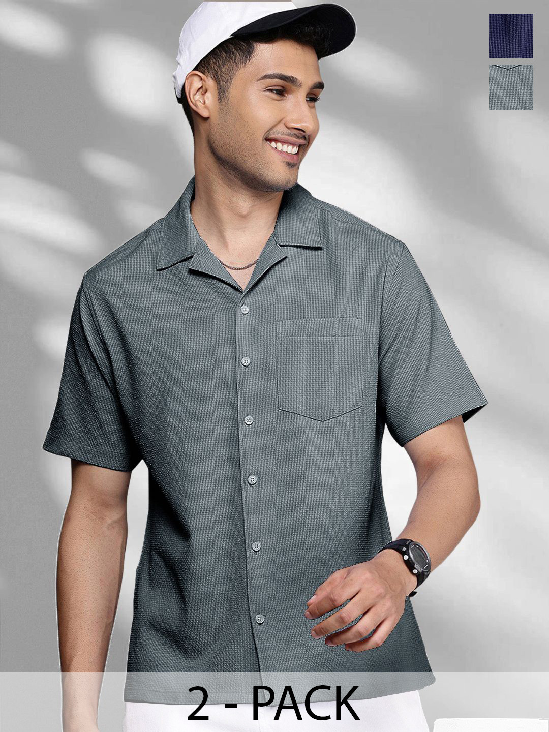 Tee Projekt Pack Of 2 Standard Popcorn Casual Shirt