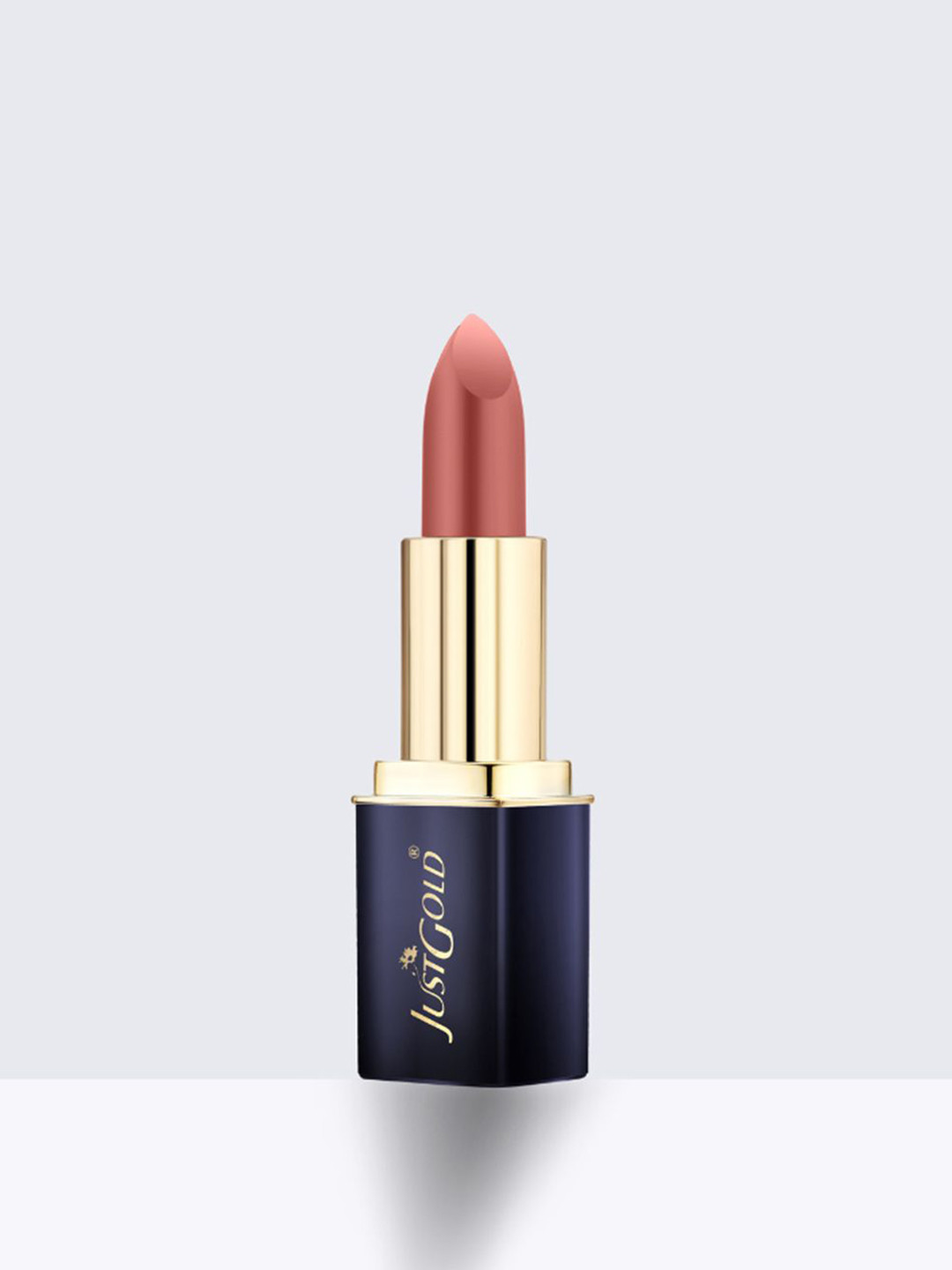 JUSTGOLD Texture Rich Long-Lasting Semi-Matte Finish Lipstick - 4 g - Shade 157- Coral