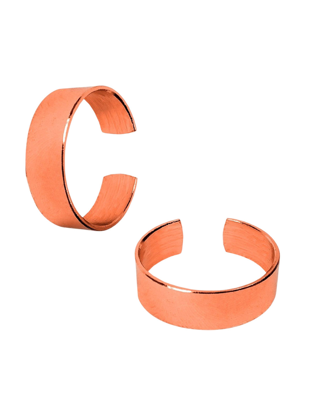 Stylewell Set Of 2 Adjustable Thin Thumb Toe Knuckle Finger Cuff Band Ring