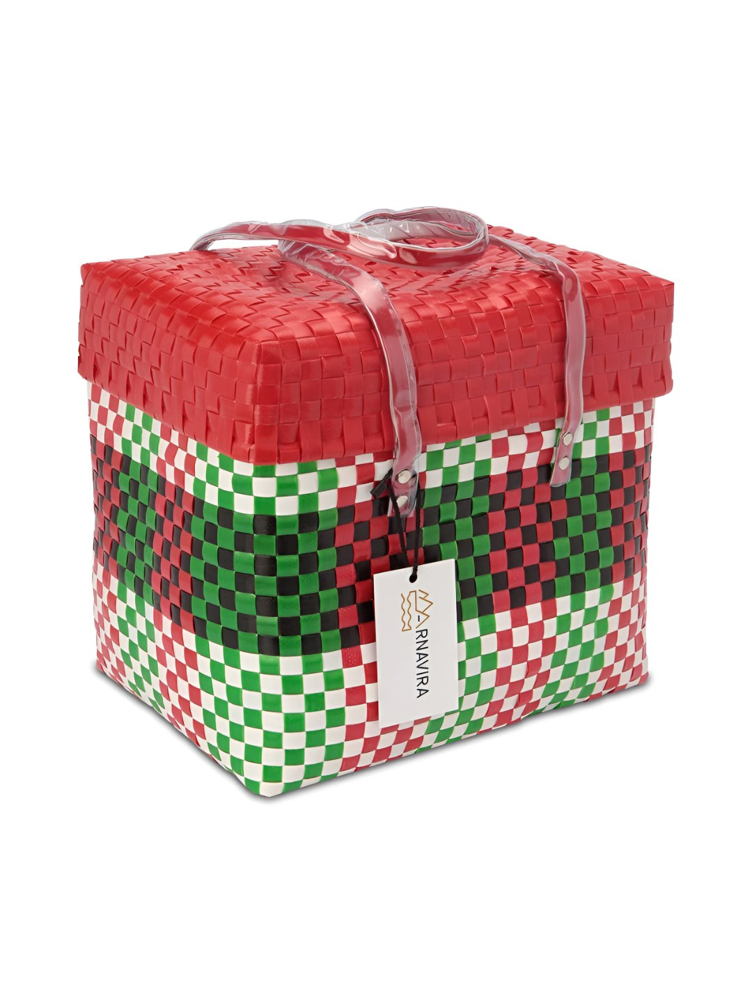 Arnavira Green & Pink Easy to Clean Fruit and Vegetable Basket