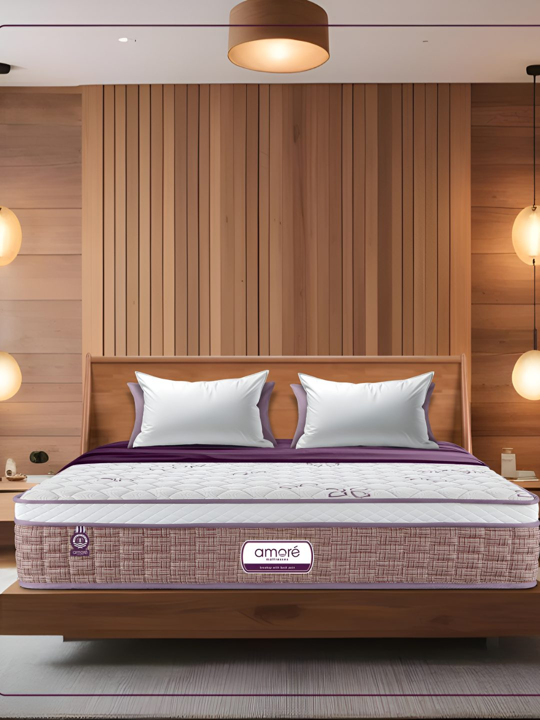 Amore Reboot Soft Knitted Pocket Spring Mattress Double Size (75x48x8)