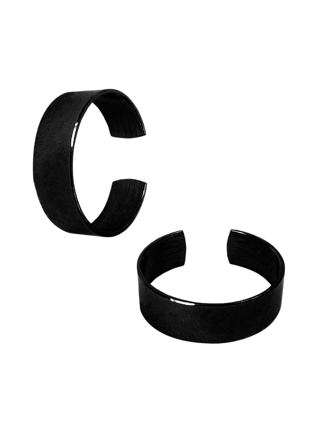 Stylewell Set Of 2 Thin Thumb Toe Knuckle Adjustable Finger Cuff Band Ring