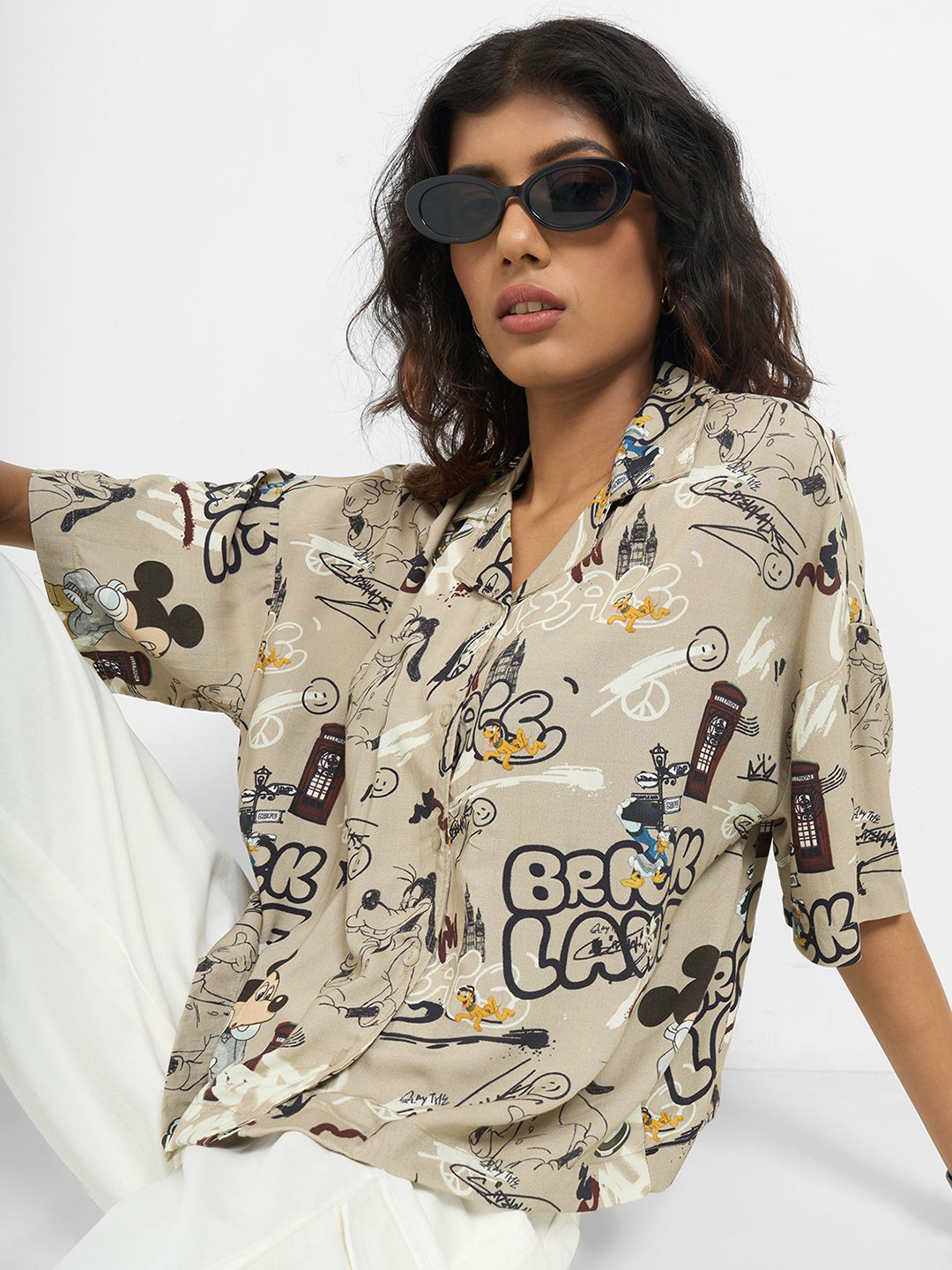People Women 1 Graphic Printed Casual Shirt