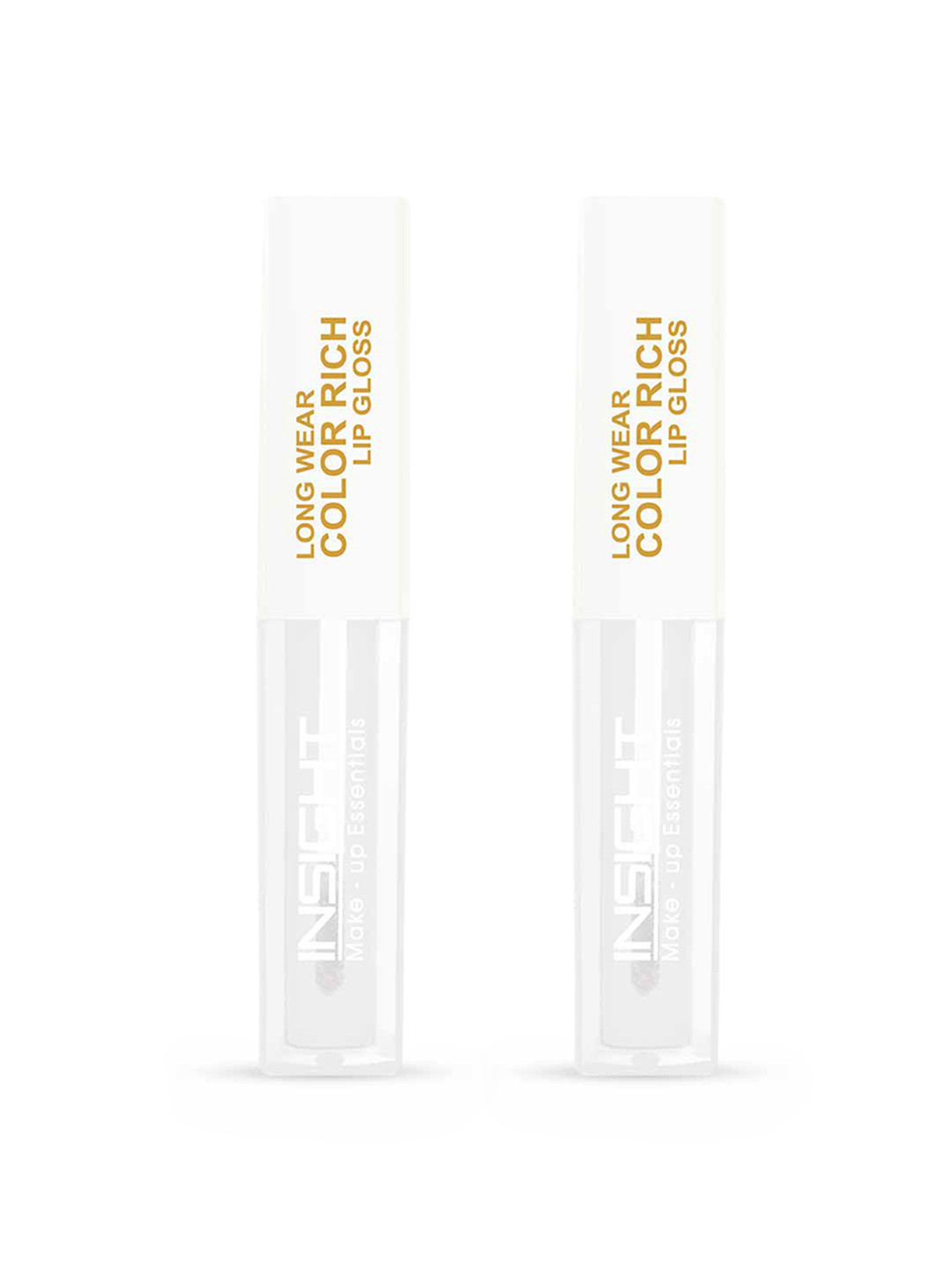 Insight Cosmetics Set of 2 Long Wear Color Rich Lip Gloss 4 ml each - Frost