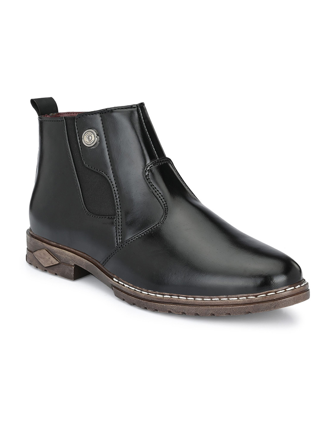 LEEPEETER Men Casual Block-Heeled Regular Boots