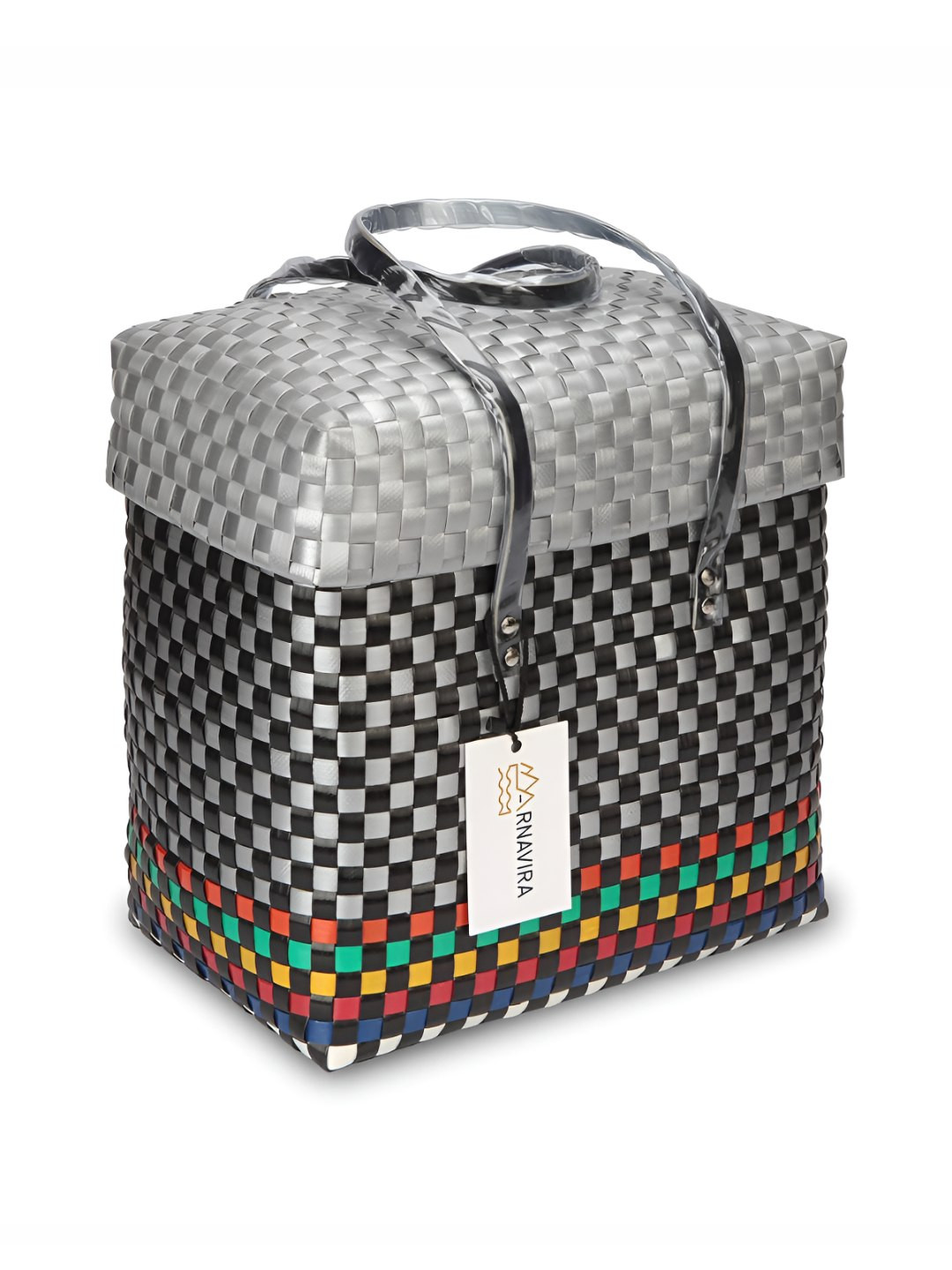 Arnavira Grey & Blue Easy to Clean Fruit and Vegetable Basket