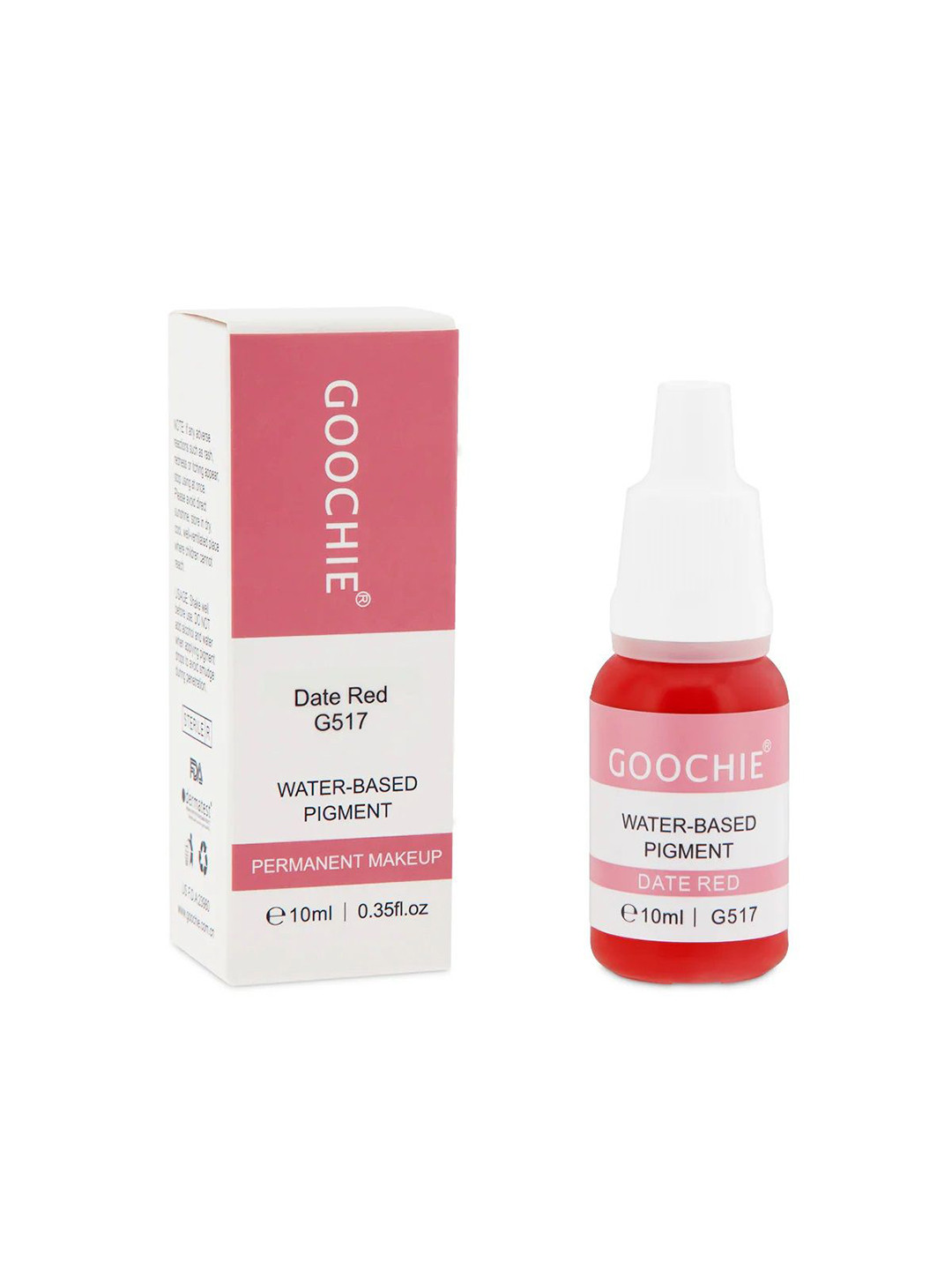 GOOCHIE Water-Based Permanent Makeup Lip Pigment - 10 ml - Date Red G517