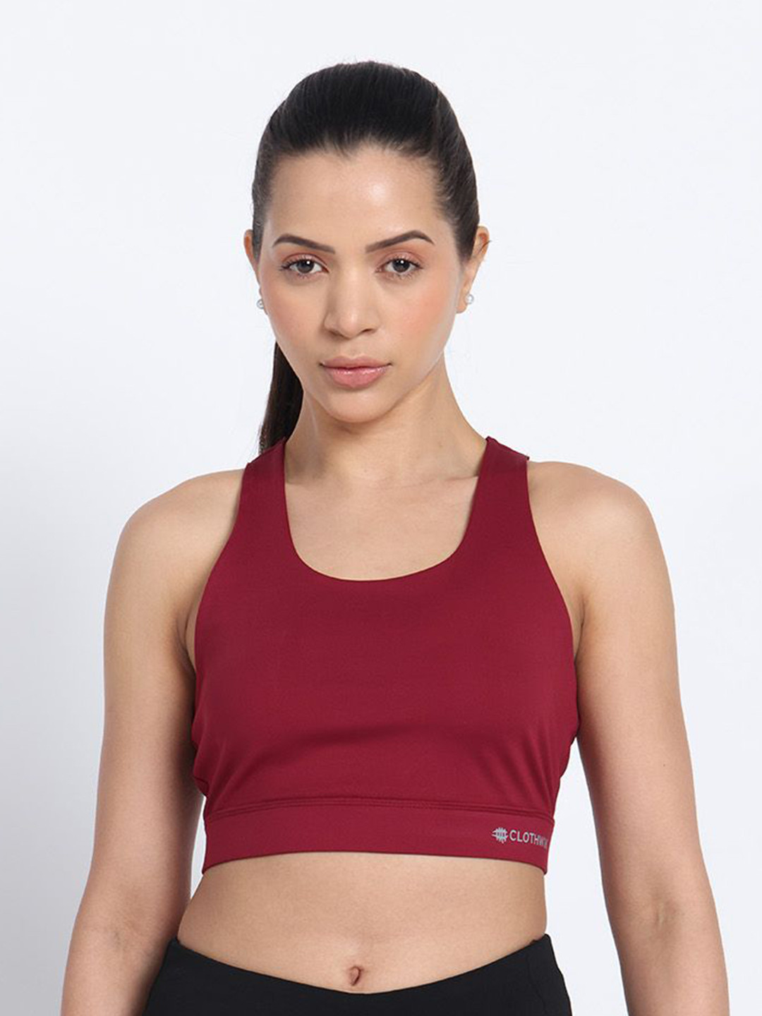 CLOTHWIK COLLECTION Women Full Coverage Non-Wired Workout Bra