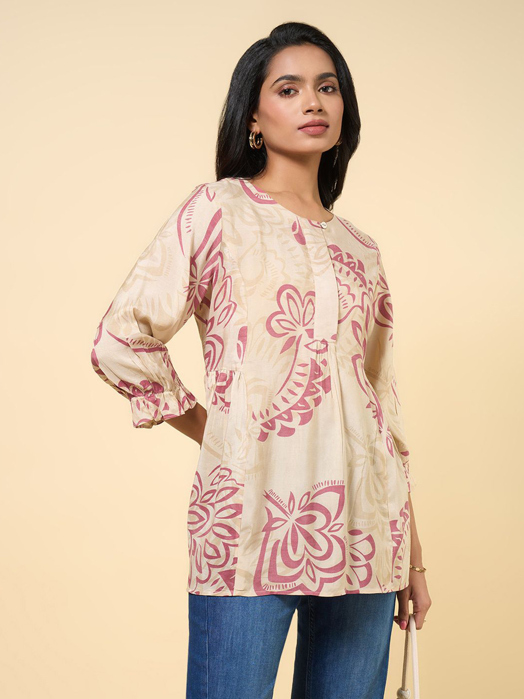 Marigold Lane Women Modal Printed Tunic
