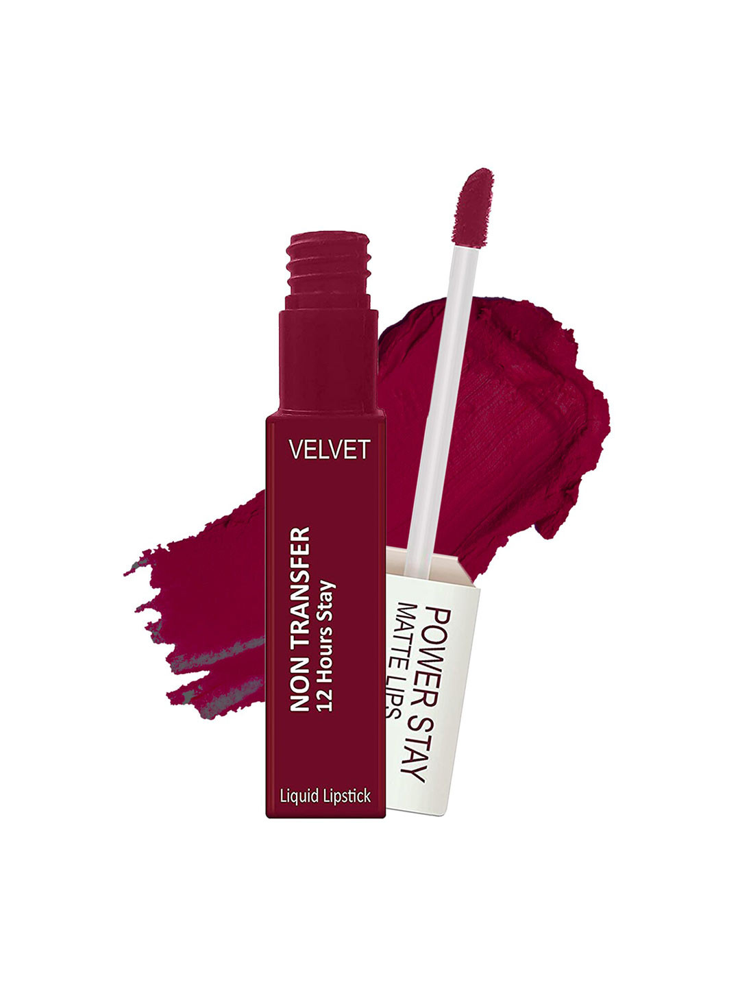 krayons Power Stay   Matte Non Transfer Liquid Lipstick 4 ml - Maroon Magic