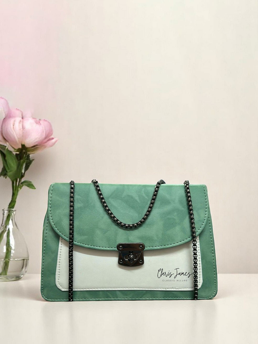 CLARIS JAMES Self Design Cossbody Sling Bag