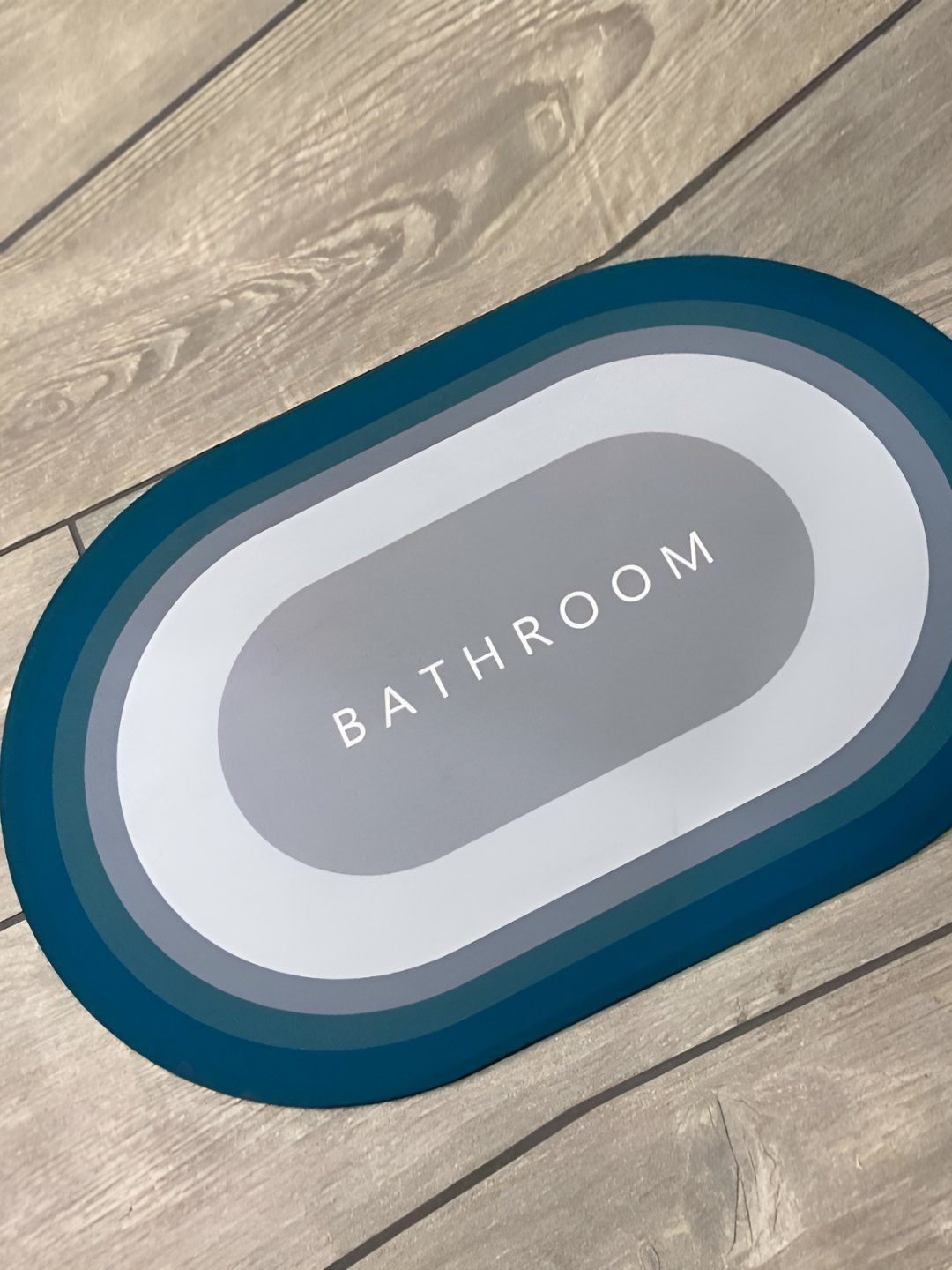 GBL COLLECTION Blue Other Water Resistant Floor Mat