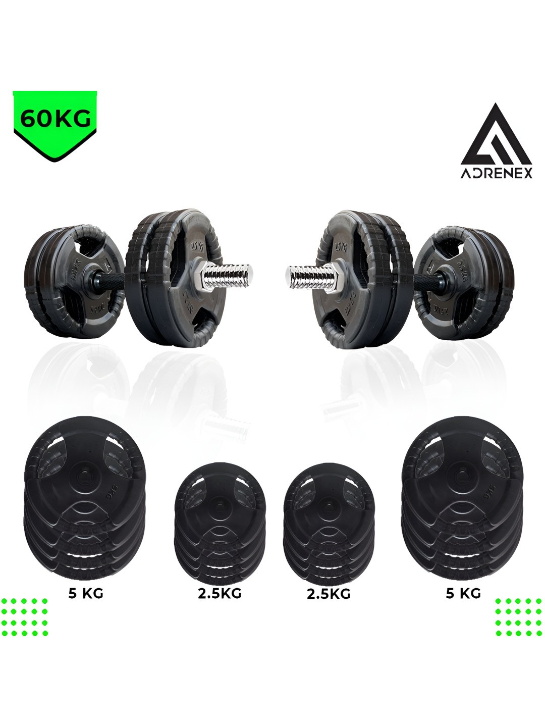 ADRENEX Set Of 11 Home Gym Combo