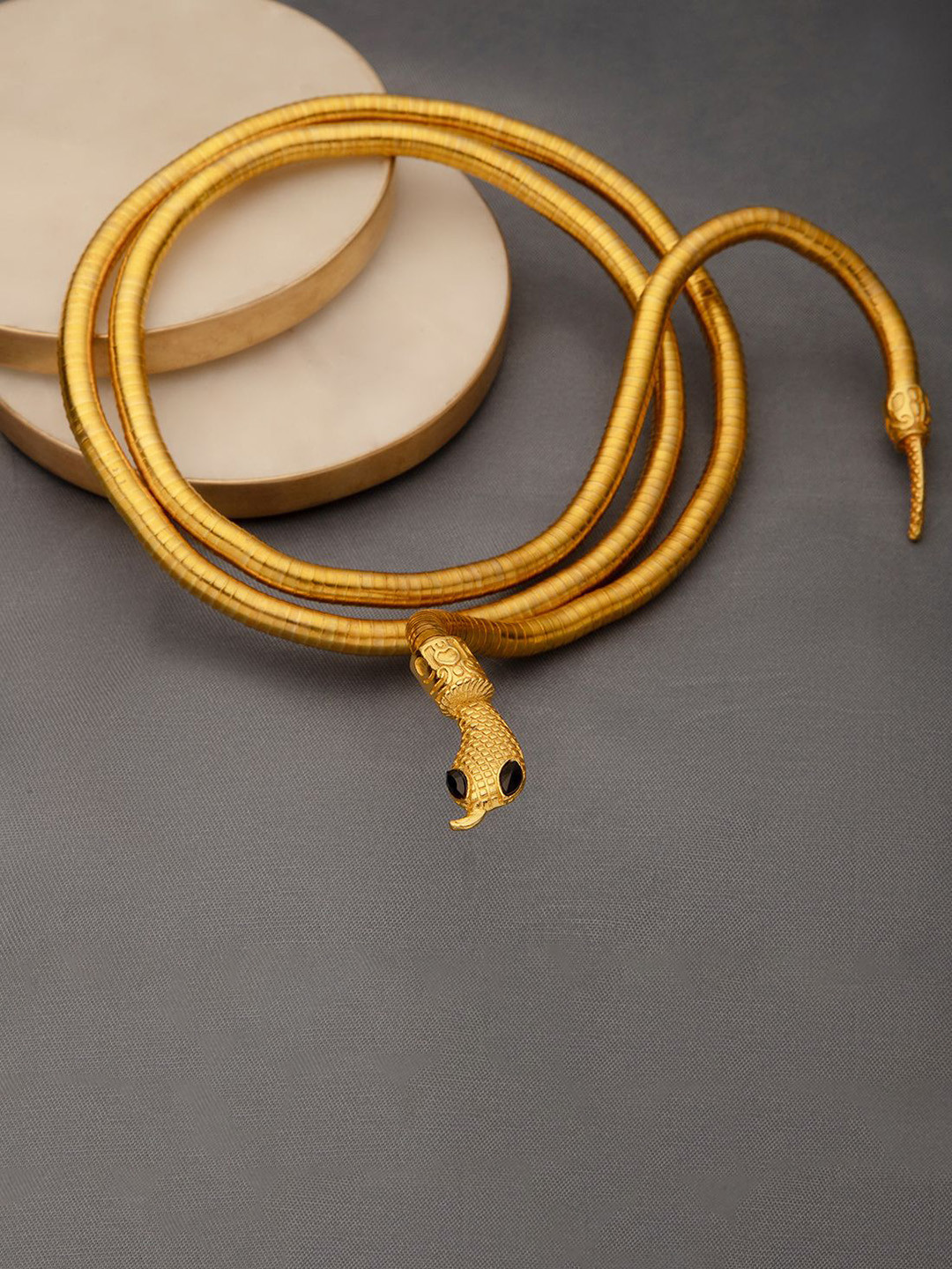 Maasha Adjustable Snake Wrap Bracelet & Necklace