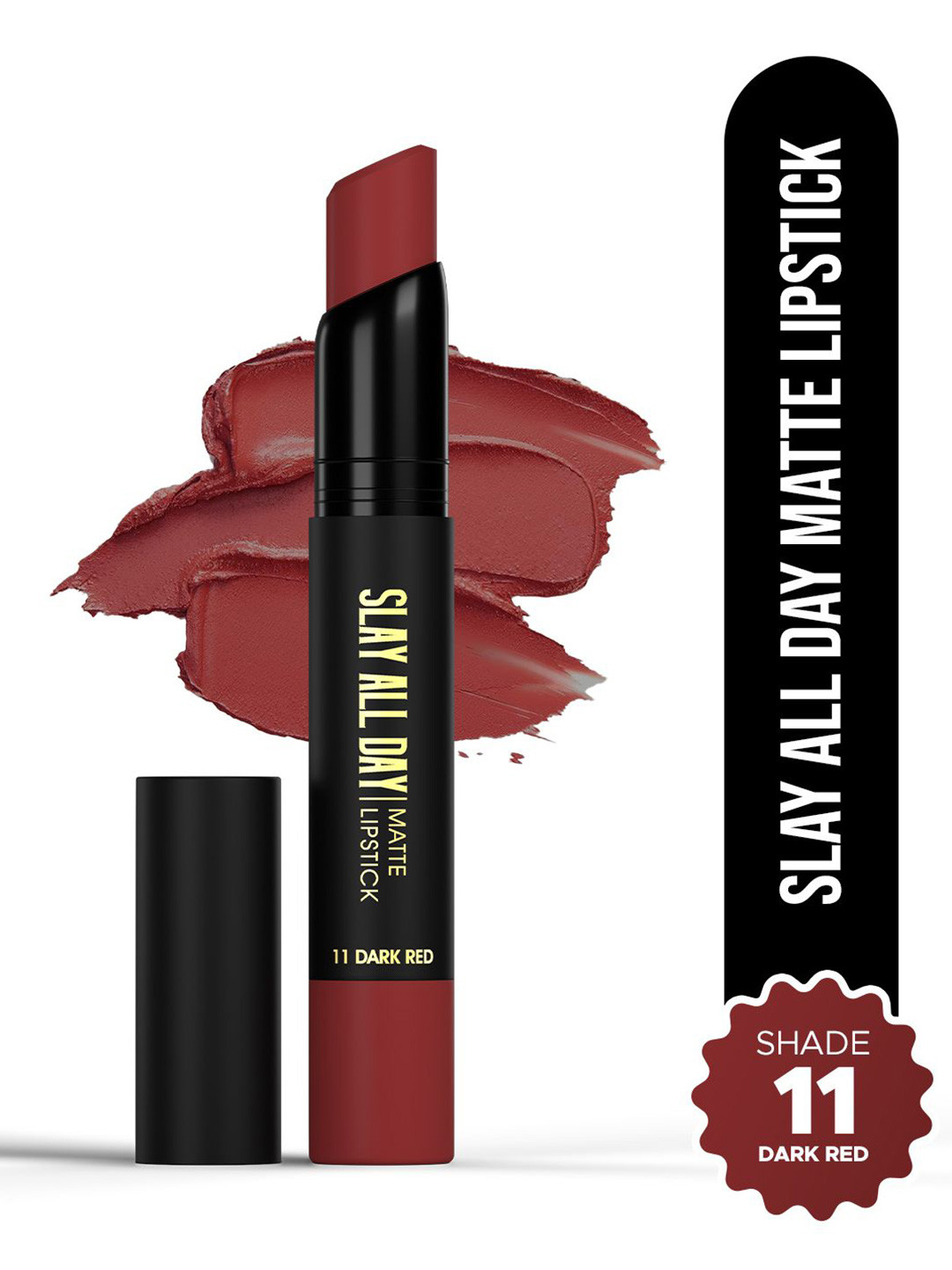 Hilary Rhoda Slay All Day Creamy Matte Lipstick - 2.6 g - Dark Red 11
