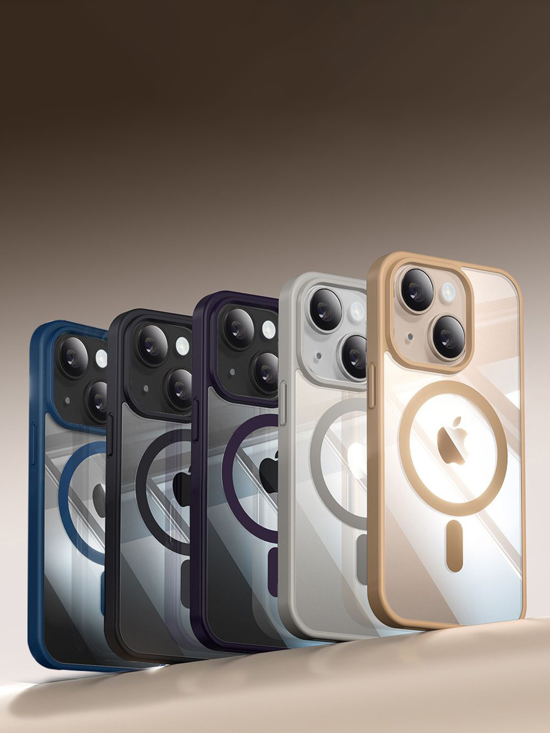 Luxury Kase Solid Mag-Safe iPhone 14 Back Case Mobile Accessories