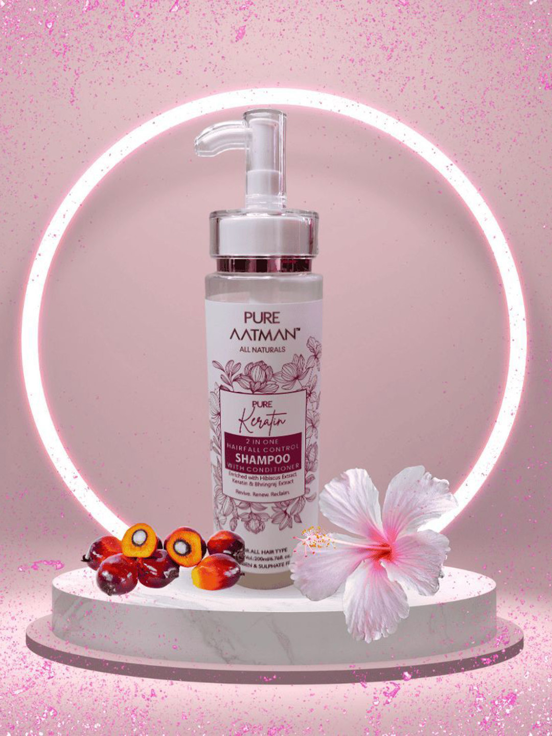 PURE AATMAN 2 In 1 Hairfall Control Shampoo With Conditioner - 200 ml