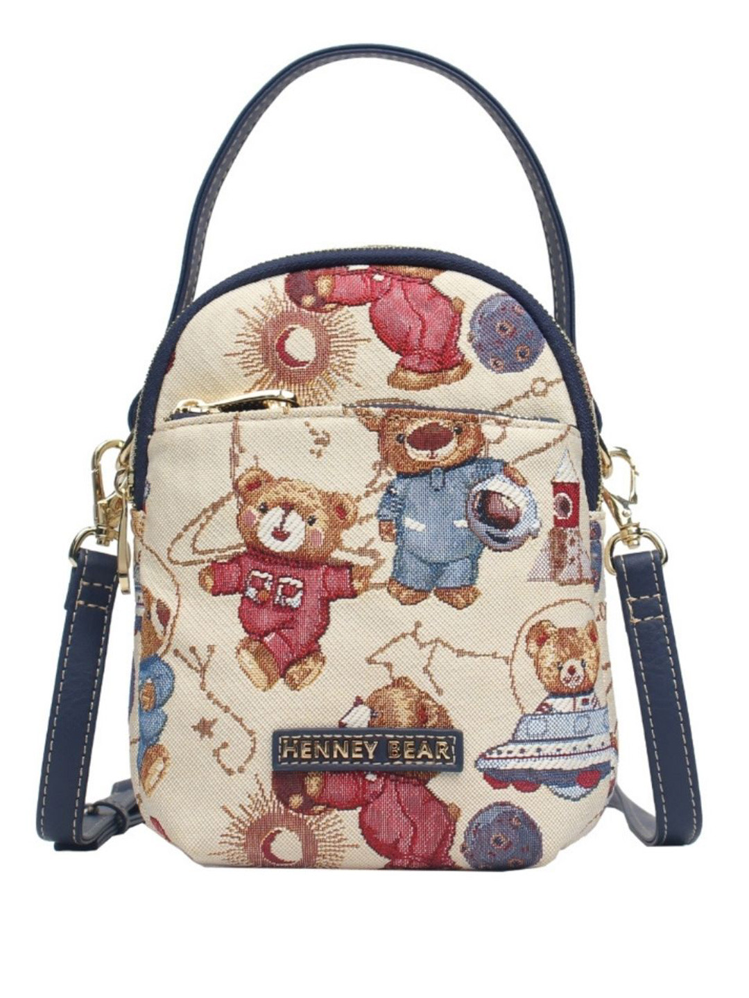 Henney Bear Women Graphic Printed One Handle Sling Bag