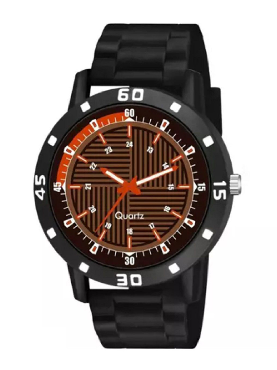 Miss Perfect Men Patterned Dial & Straps Digital Watch A_4