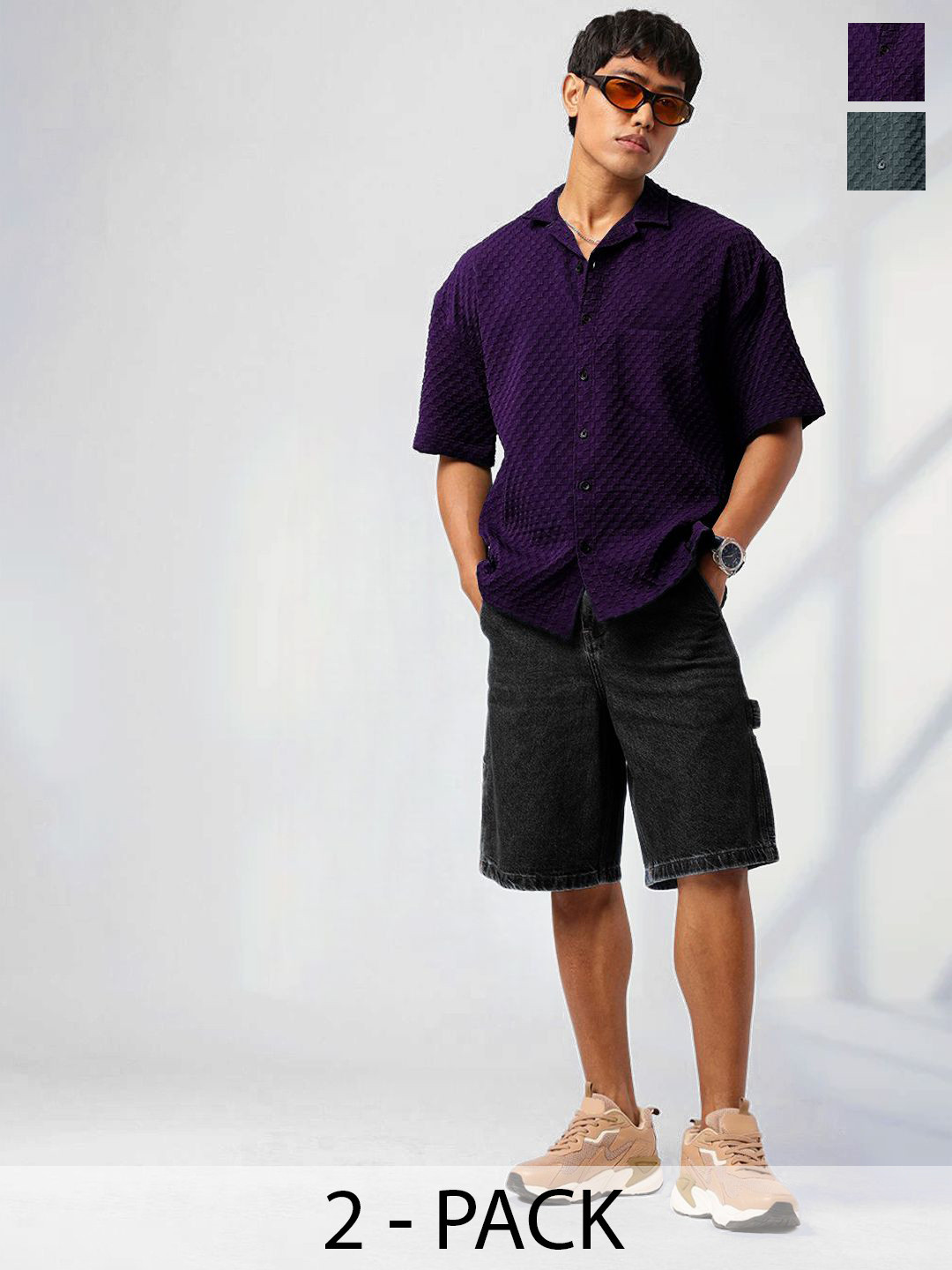 Tee Projekt Selection Of 2 Standard Casual Popcorn Shirt