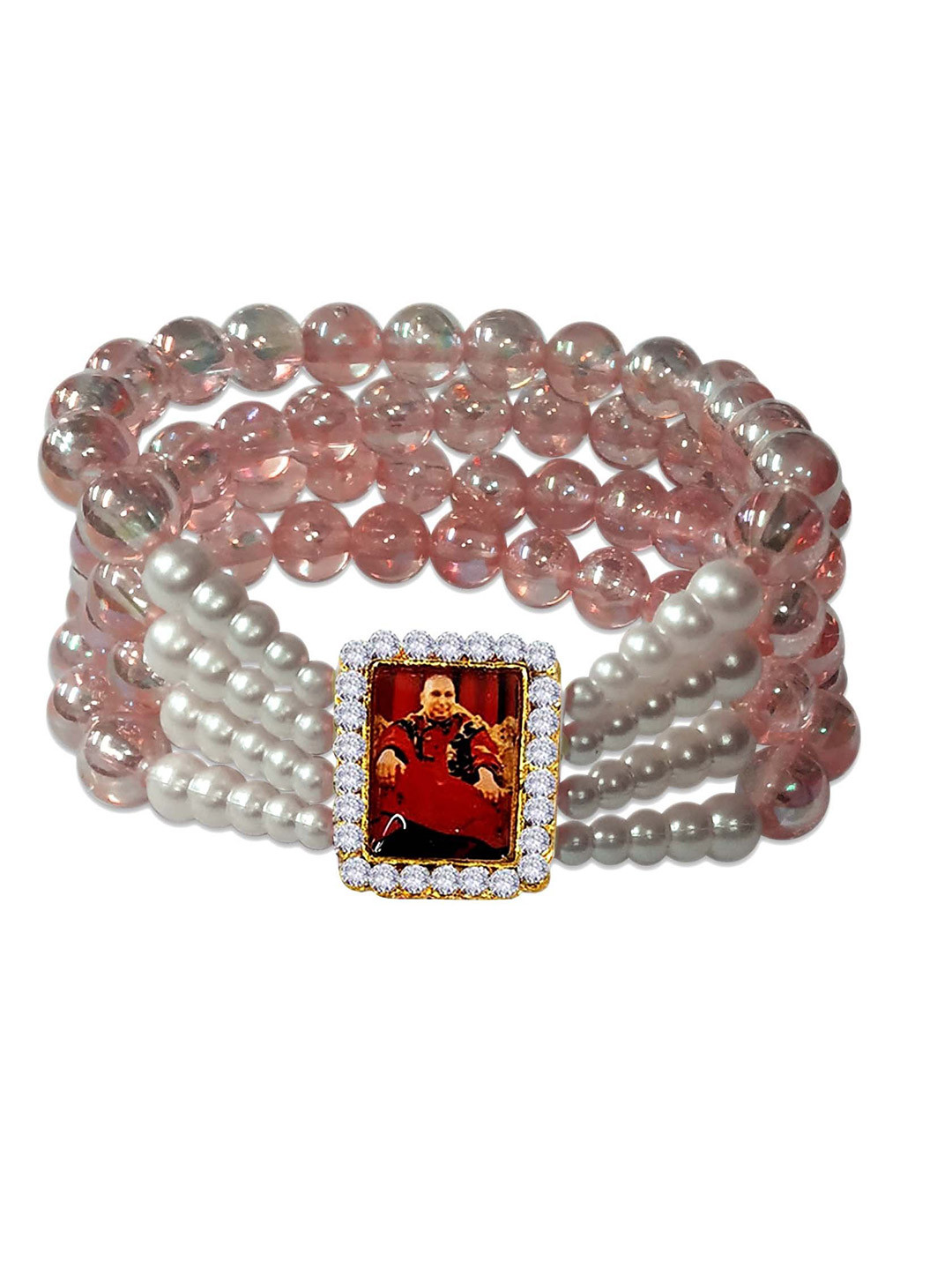 Uniqon 4 Layer Guru Ji Swaroop/Photo Wrist Band Bracelet