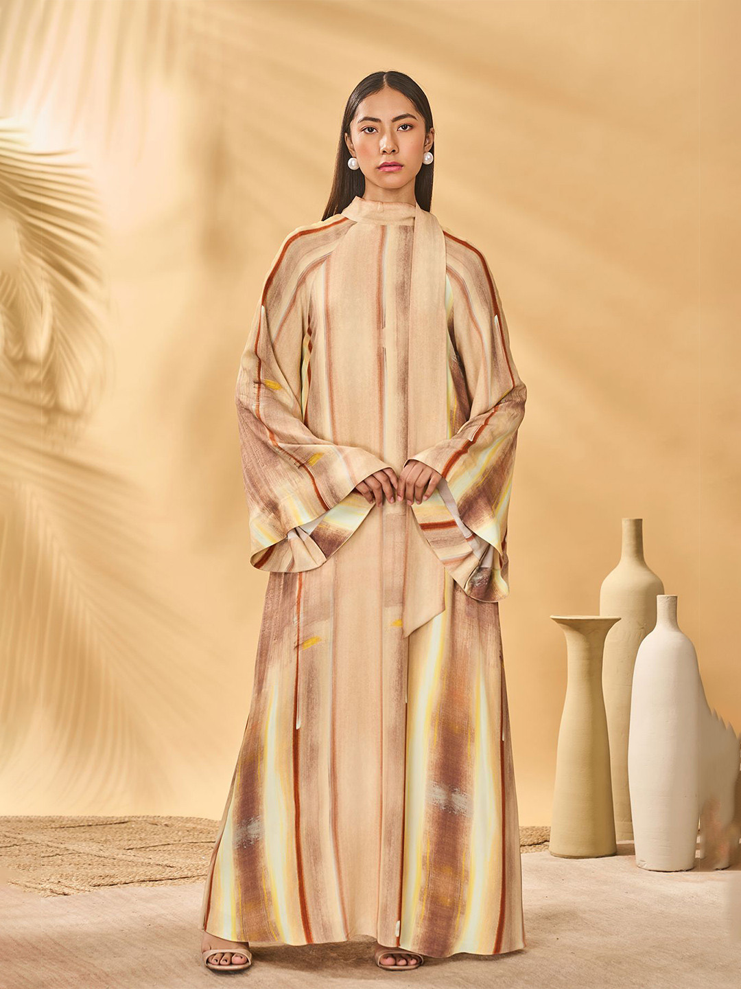Masaba Women Rustic Strokes Reversible Kaftan