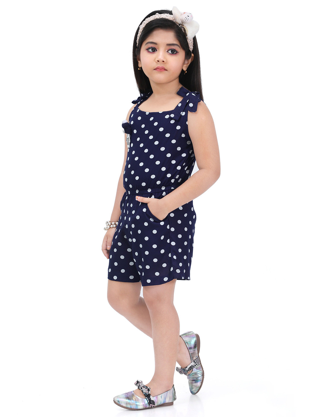 GLAMOUR WORLD GARMENTS Girls Printed Basic Jumpsuit