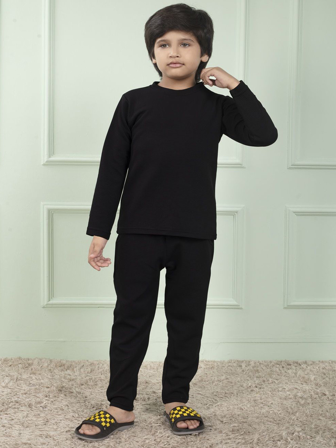 BAESD Boy Round Neck T-shirt & Pyjamas Night suit