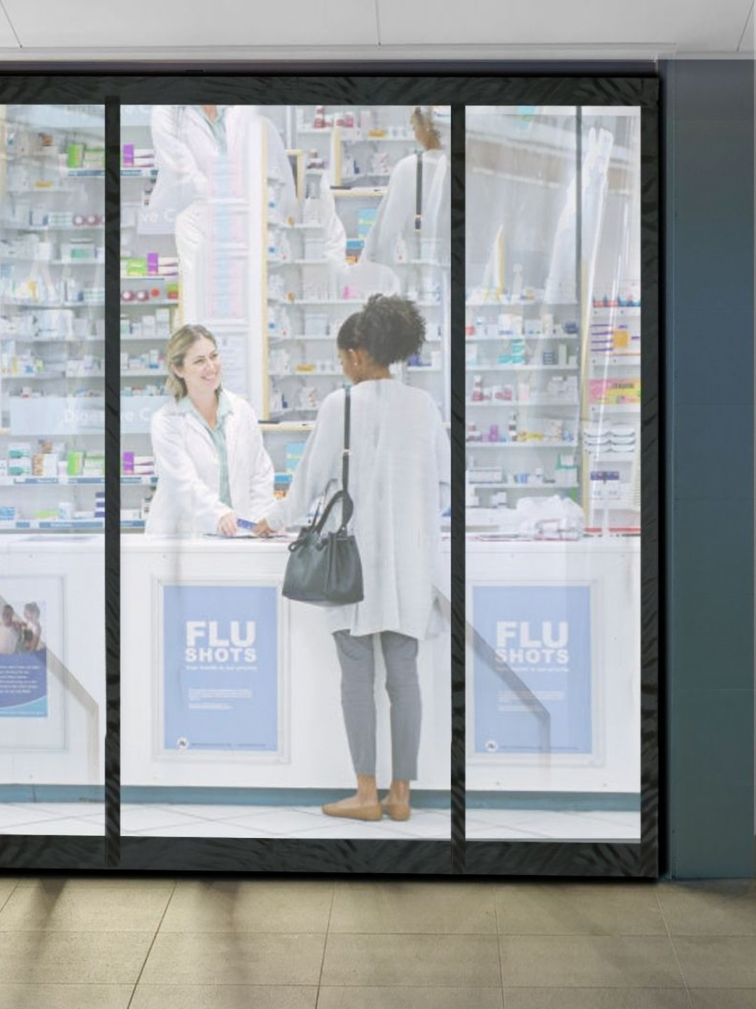 The Furnishing Tree Magnetic PVC AC Curtain - Thickness 0.20 mm